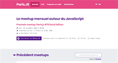 Desktop Screenshot of parisjs.org